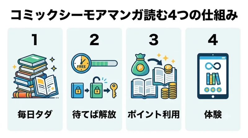 漫画 無料 コミック シーモア コミックシーモアで漫画を無料で読む4つの方法