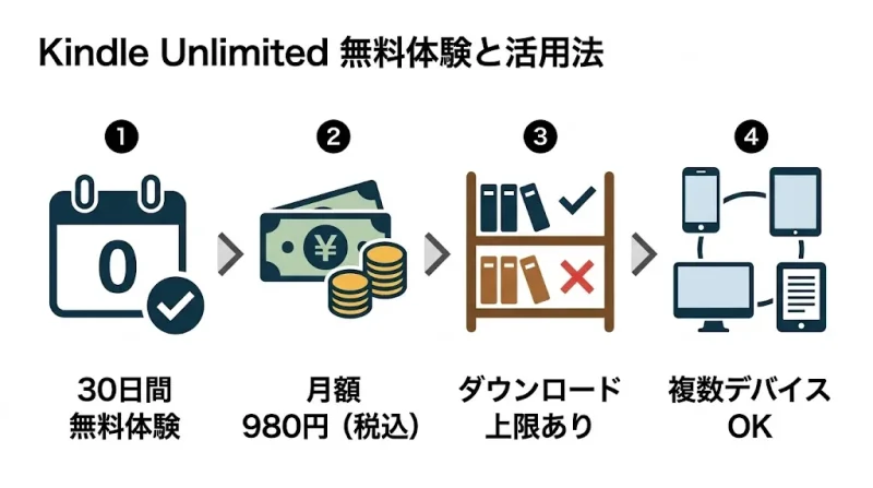 Kindle Unlimited Kindle Unlimitedのキャンペーンと30日間無料体験